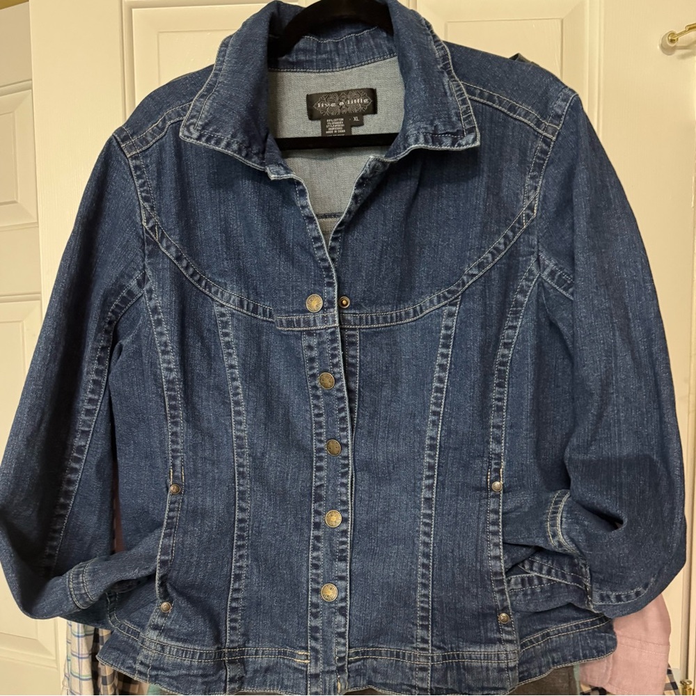 Live a Little Women's Blue Jean Jacket